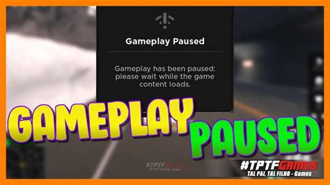 Why is gameplay pause activated .